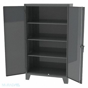 GREENE MANUFACTURING INC. Strg Cab 84 x48 x24 Charcoal 4Shlv, 40LF01