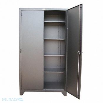 GREENE MANUFACTURING INC. Strg Cab 82 x36 x24 Charcoal 4Shlv, 40LF34