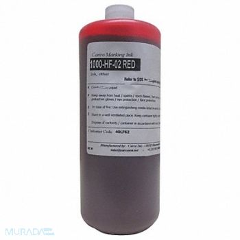 CARCO Marking Ink Dye Type Red 15 to 20 min., 40LF62