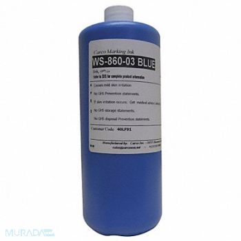 CARCO Marking Ink Dye Blue qt. 5 to 15 min, 40LF91