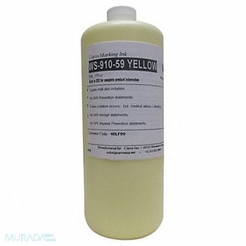 CARCO Marking Ink Pigment Yellow 5 to 15 min, 40LF99