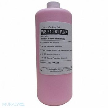 CARCO Marking Ink Pigment Pink 5 to 15 min, 40LG01