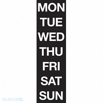 MAGNA VISUAL Magnetic Heading Letters 2 in 1 in H, 40LH65