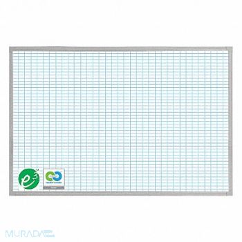 MAGNA VISUAL Magnetic Dry Erase Planner 72 in., 40LH67