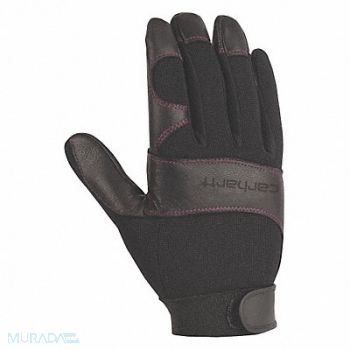 CARHARTT Mechanics Gloves Women s S Black/Rose PR, 40LK49