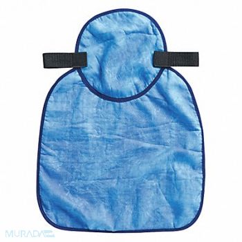 CHILL-ITS BY ERGODYNE Hard Hat Neck Shade Cotton Blue, 40LL36