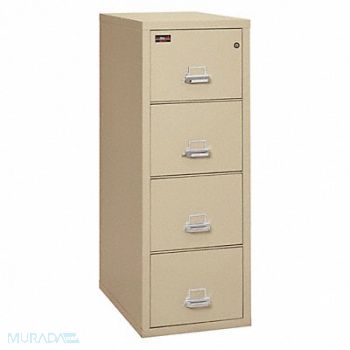 FIREKING FR Filing Cabinet 4 Drawrs Lttr Parchmnt, 40LL38