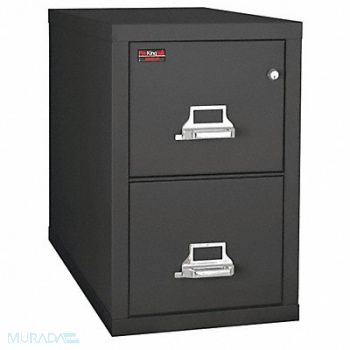 FIREKING FR Filing Cabinet 2 Drawrs Lgal Blk, 40LL45