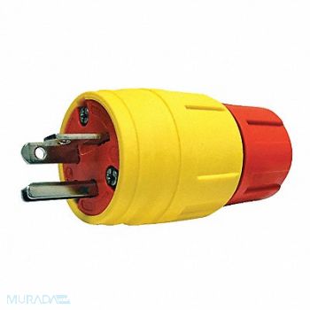 ERICSON Plug Industrial 6-20P 20A 250VAC Yellow, 40LM93