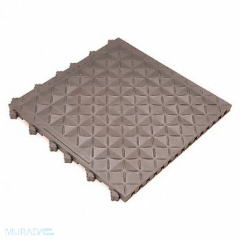 SAFE-FLEX Antifatigue Mat Gray 18 x 18 PK10, 40LP86