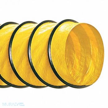 HI-TECH DURAVENT Ducting Hose 20 ID x 25 ft L PVC, 52DE93