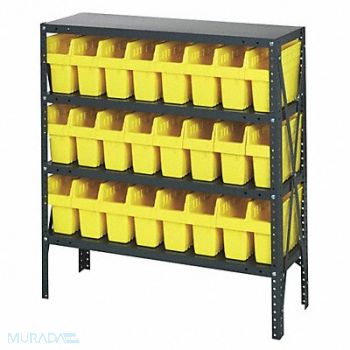 QUANTUM STORAGE SYSTEMS G7422 Bin Shlvng 18inx39inx36in Yellow, 40N220