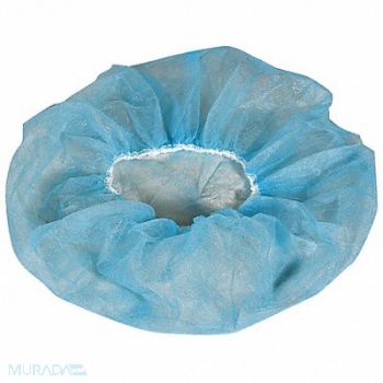 CELLUCAP Bouffant Cap Blue 18 in dia PK1000, 40N271