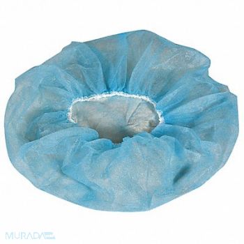 CELLUCAP Bouffant Cap Blue 21 in dia PK1000, 40N273