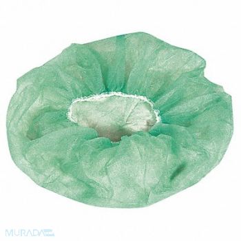 CELLUCAP H2306 Bouffant Cap Green 24 in dia PK1000, 40N277