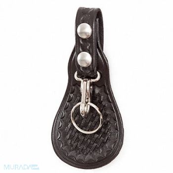 GOULD GOODRICH INC. Key Strap with Flap Black Weave, 40N762