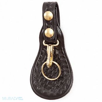 GOULD GOODRICH INC. Key Strap with Flap Black Weave, 40N763