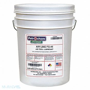 PETROCHEM Air Tool Lubricant Synthetic Base 5 gal., 40P262