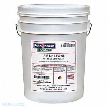 PETROCHEM Air Tool Lubricant Synthetic Base 5 gal., 40P264