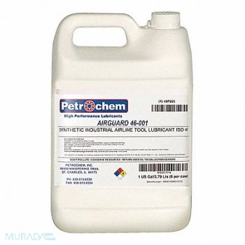 PETROCHEM Air Tool Lubricant Synthetic Base 1 gal., 40P265