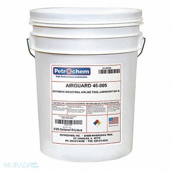 PETROCHEM Air Tool Lubricant Synthetic Base 5 gal., 40P266