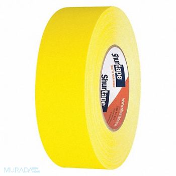 SHURTAPE Gaffer s Tape Yellow 1 7/8inx54.5yd PK24, 40TT90