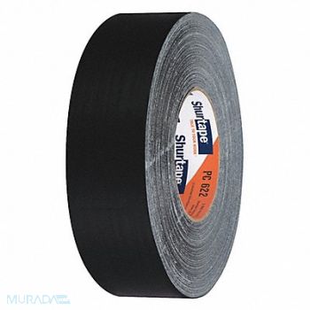 SHURTAPE Duct Tape Black 1 7/8inx60 yd PK24, 40TT99