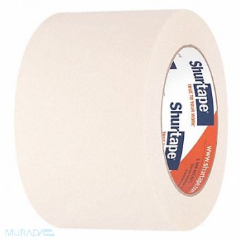 SHURTAPE Masking Tape 2 13/16 W 60 yd L Tan PK16, 40TU14