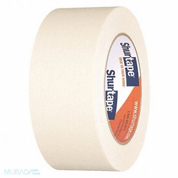 SHURTAPE Masking Tape 1 7/8 W 60 yd L Tan PK24, 40TU18