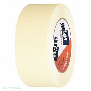 SHURTAPE Masking Tape 1 7/8 W 60 yd L Tan PK24, 40TU24