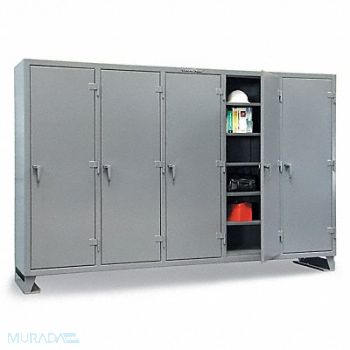 STRONG HOLD Storage Cabinet 78 x98 x24 Gray 20Shlv, 40V596