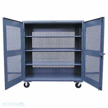 STRONG HOLD Strg Cab 67 x72 x24 DrkGry 3Shlv, 40V661