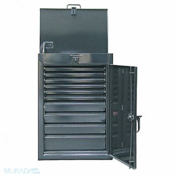STRONG HOLD Storage Cab 40 x28 x20 DkGry 10Drwrs, 40V623