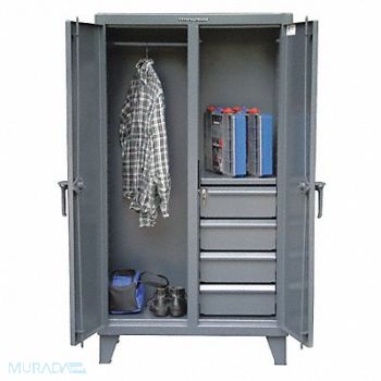 STRONG HOLD StrgCab Legs Dark Gray 66 x x 18, 40V993