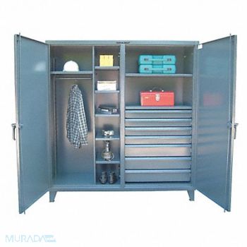 STRONG HOLD StrgCab Legs Dark Gray 78 x x 24, 40V986