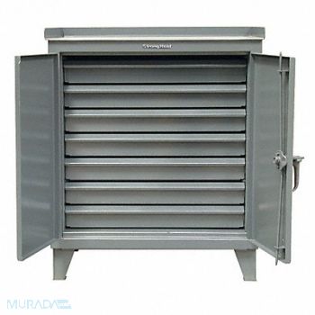 STRONG HOLD Storage Cab 44 x36 x24 Gry 7Drwrs, 40V888