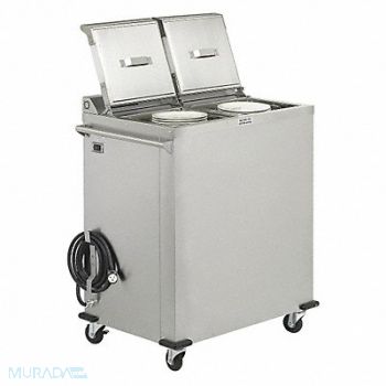 CARLISLE DINEX Plate Heater 10-1/4 in Plate 3 Comprtmnt, 40XC15