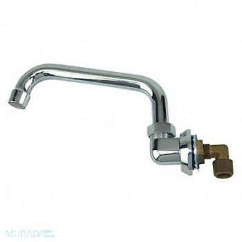 DOMINION COMMERCIAL FAUCETS Sink Spout 1/2in. IPS Wall Rigid/Swing, 40XC50