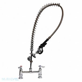 DOMINION COMMERCIAL FAUCETS Gooseneck Chrome Brass 1.6gpm, 40XC55