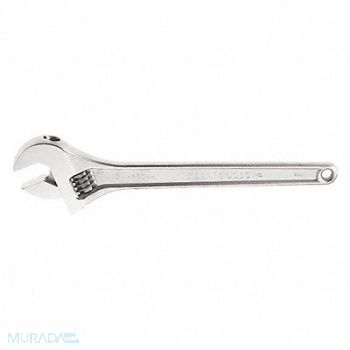 KLEIN TOOLS Adj. Wrench 24 2-7/16 Cap. Chrome, 40Y952