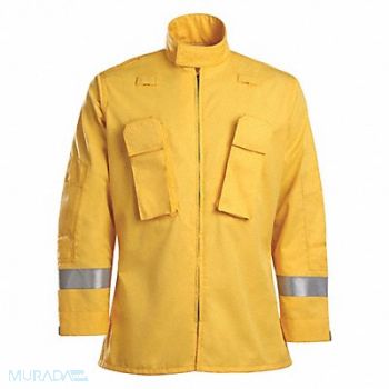 WORKRITE FIRE SERVICE Flame-Resistant Jacket Yellow 2XL, 410V11