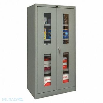 GRAINGER APPROVED Strg Cab 72 x36 x18 DrkGry 4Shlv, 411K91