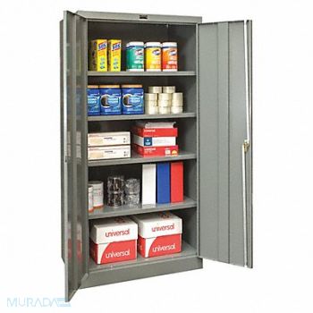 HALLOWELL Strg Cab 78 x48 x24 DrkGry 4Shlv, 411M05