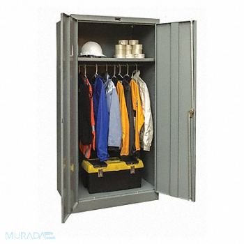 GRAINGER APPROVED Strg Cab 78 x36 x24 DrkGry 1Shlv, 411M08