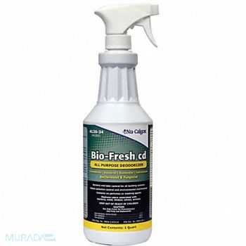 NU-CALGON Bacteriastat Liquid 1 qt. Clear, 1ANJ7