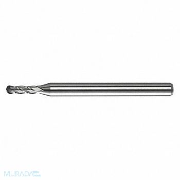 KYOCERA Ball End Mill Single End 4.00mm Carbide, 412J98