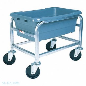 GRAINGER APPROVED Tub Rack 600 lb Ld Cap. Aluminum Cart, 414X85