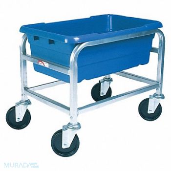 GRAINGER APPROVED Tub Rack 600 lb Ld Cap. Aluminum Cart, 414X86