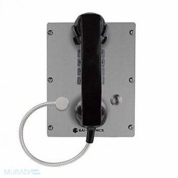 GAI-TRONICS Telephone Analog Gray Flush Mount, 414Y39