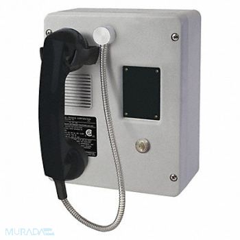 GAI-TRONICS Telephone VoIP/Ethernet Gy Surface Mount, 414Y68